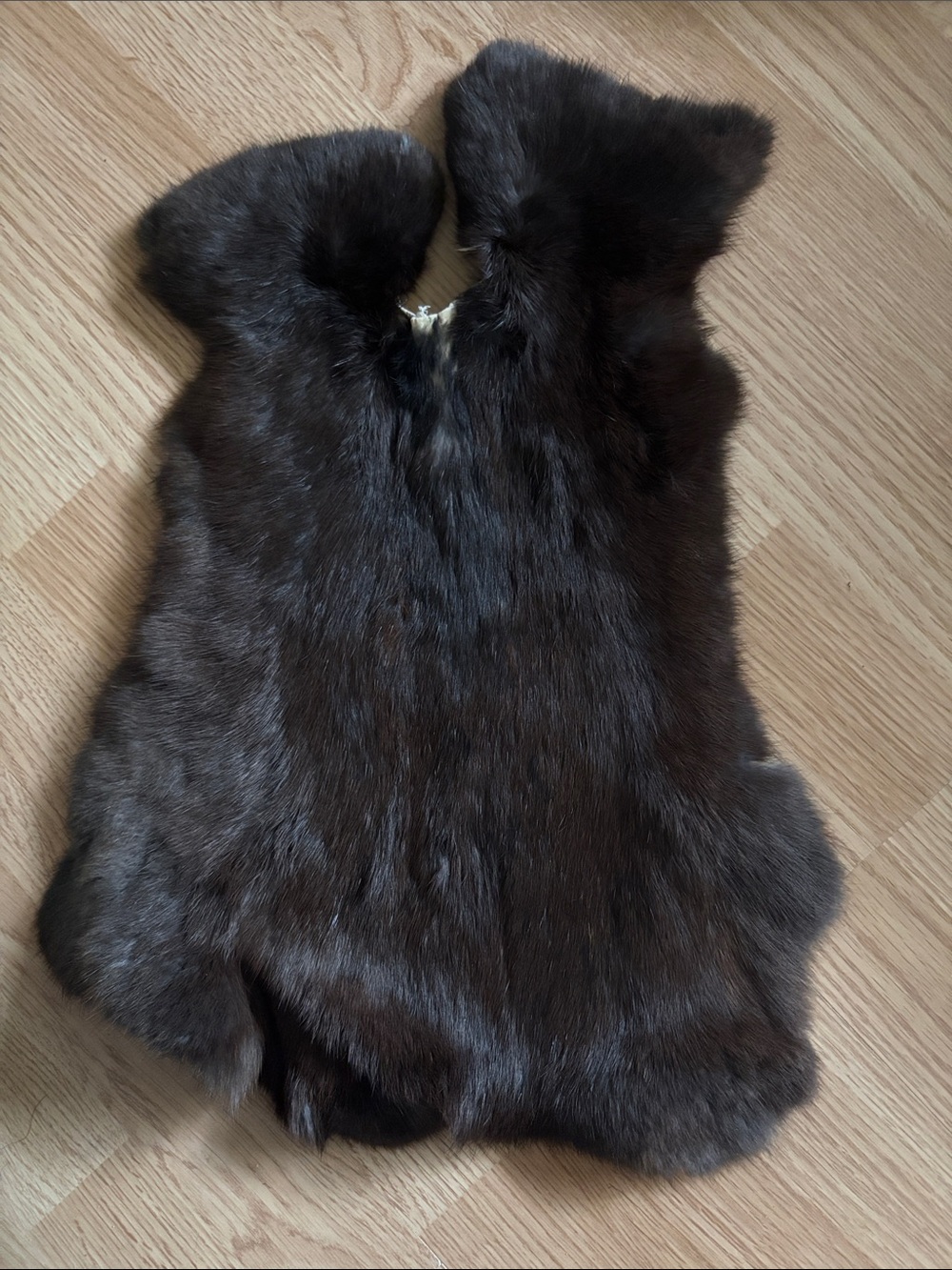 B0069 Dark Brown rabbit fur